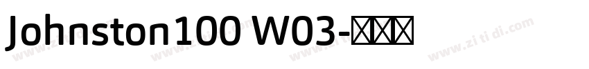 Johnston100 W03字体转换